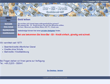 Tablet Screenshot of bar-eil-kredit.de